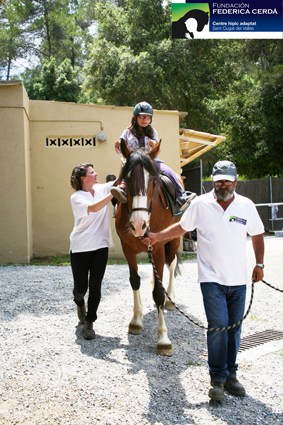 Hipoterapia, terapia con caballos, Fundación Federica Cerdá